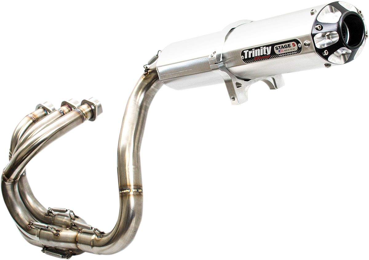 TRINITY RACING Stage 5 Exhaust System - Aluminum TR-4155F