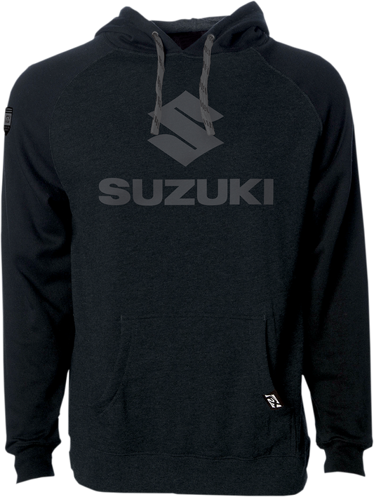 FACTORY EFFEX Suzuki Pullover Hoodie - Black - Large 25-88404