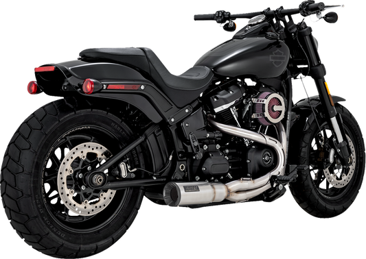 VANCE & HINES 2-into-1 Hi-Output Short Exhaust System - Stainless Steel - Brushed 27331