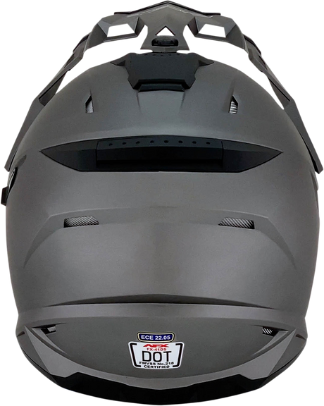 AFX FX-41DS Helmet - Frost Gray - XL 0110-3764