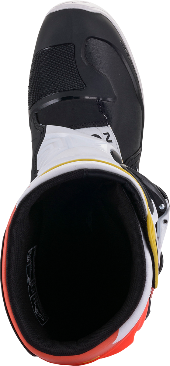 Botas ALPINESTARS Tech 3 - Negro/Blanco/Naranja - US 12 2013018-1238-12 