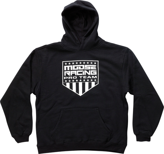 MOOSE RACING Youth Pro Team Hoodie - Black - XL 3052-0632