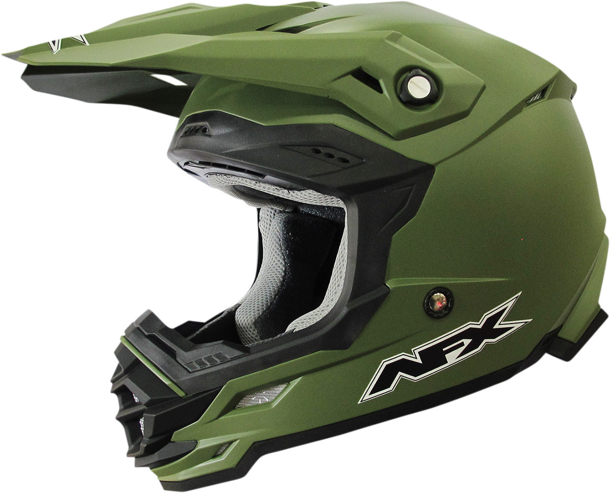 AFX FX-19R Helmet - Matte Olive - Large 0110-7042
