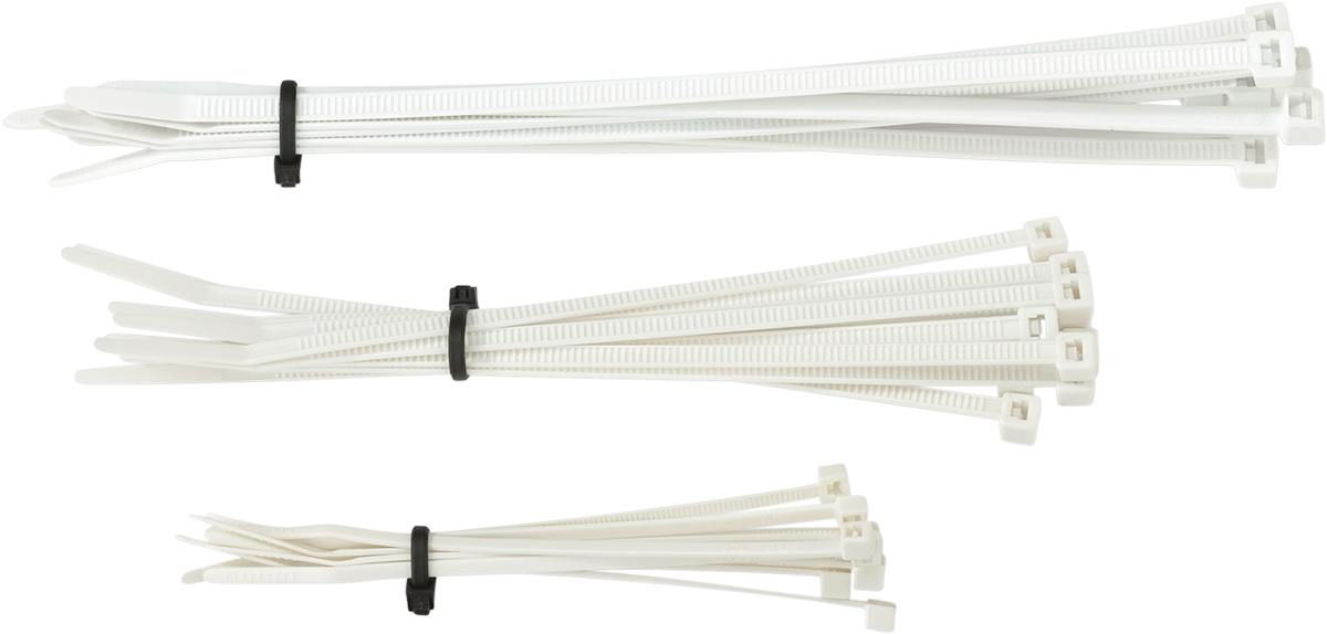 MOOSE RACING Cable Ties - White - 30-Pack 303-4689