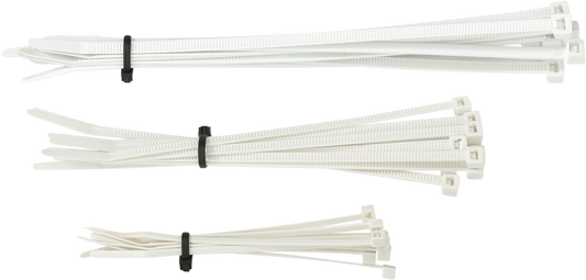 MOOSE RACING Cable Ties - White - 30-Pack 303-4689