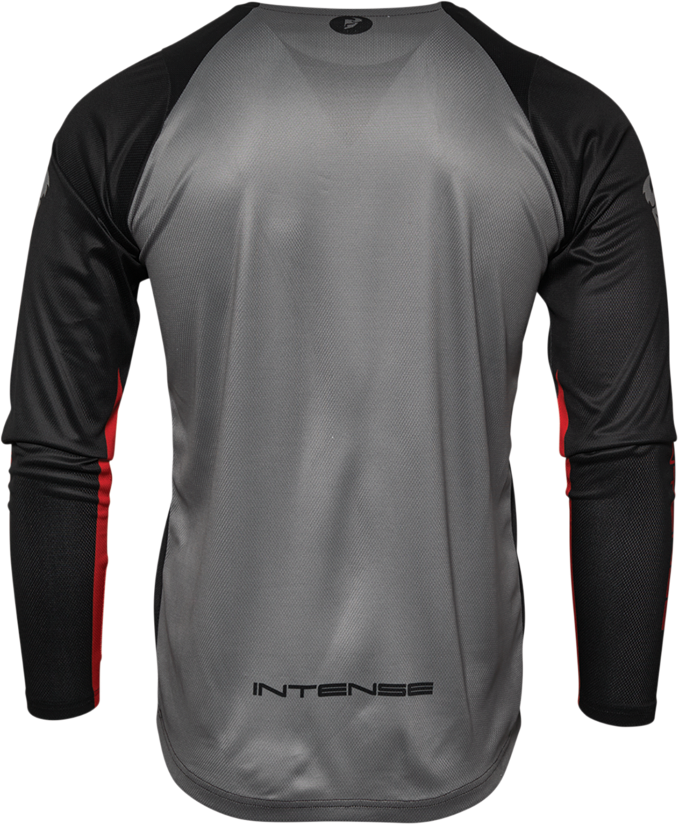 THOR Intense Jersey - Long-Sleeve - Black/Gray - Large 5120-0065