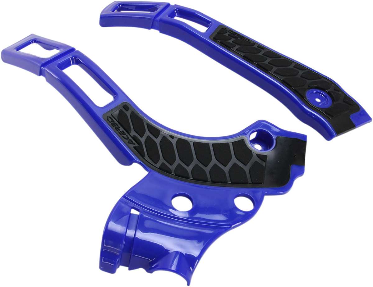 Protectores de cuadro ACERBIS X-Grip - Azul/Negro - YZ 125/250/125X/250X 2464741034