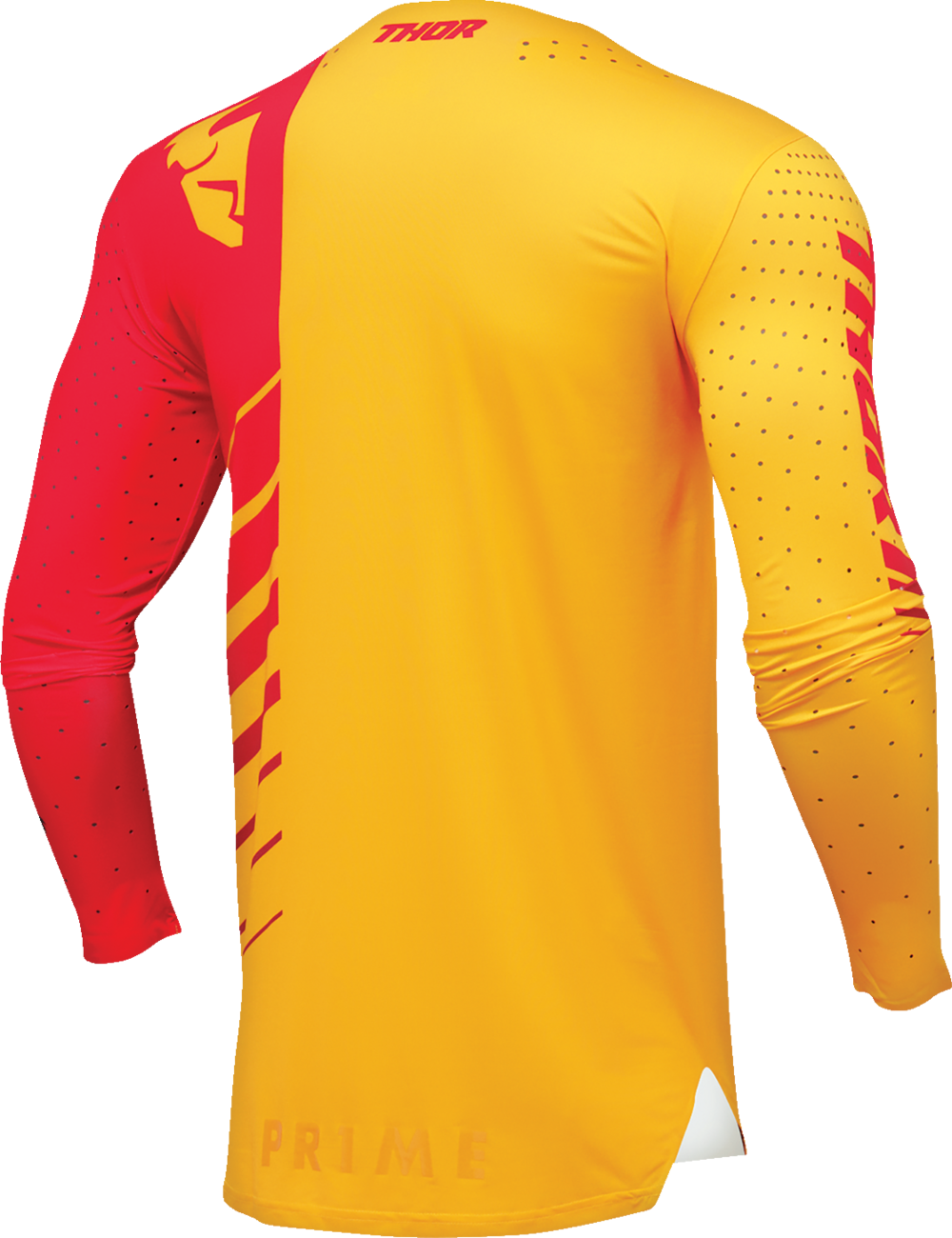 THOR Prime Analog Jersey - Lemon/Red - Large 2910-7679