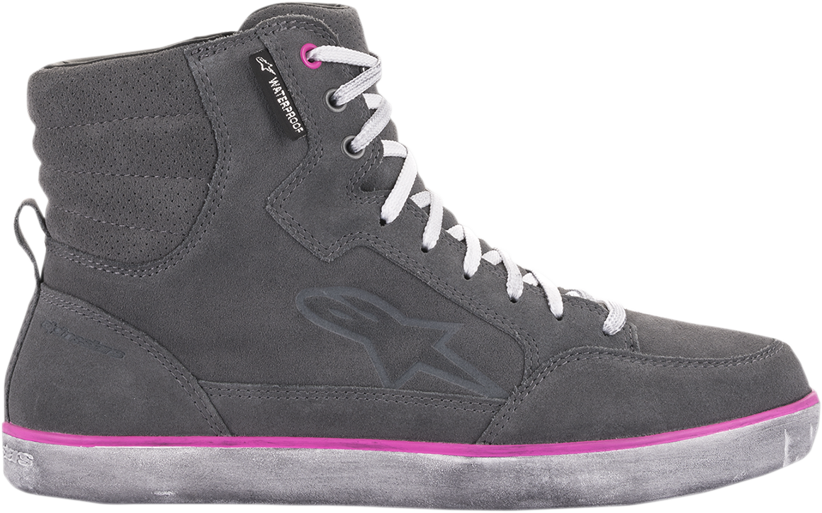 Zapatos impermeables ALPINESTARS J-6 para mujer - Gris/Rosa - EU 7 254222090957 