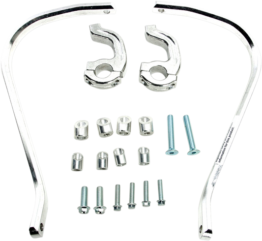 MOOSE RACING Handguards - Contour - 7/8" - Silver 50-5232S