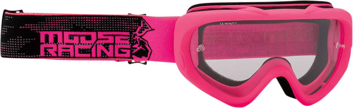 MOOSE RACING Youth Qualifier Goggles - Agroid - Pink 2601-2679