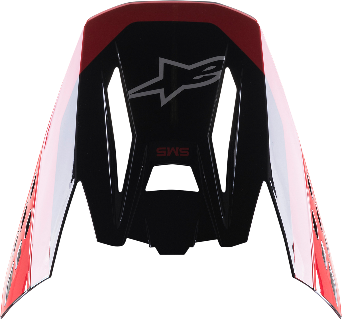 ALPINESTARS SM5 Visor - Beam - Black/Gray/Red 8983622-1333