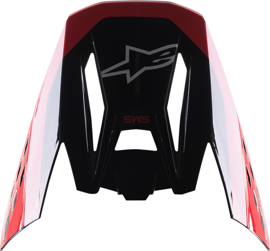 ALPINESTARS SM5 Visor - Beam - Black/Gray/Red 8983622-1333