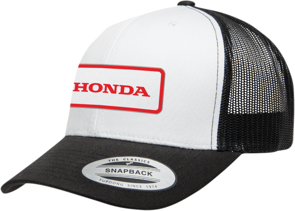 FACTORY EFFEX Honda Throwback Gorra - Negro/Blanco 25-86304 