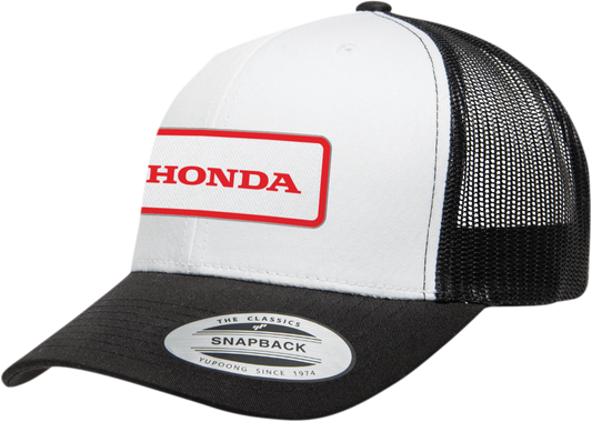 FACTORY EFFEX Honda Throwback Gorra - Negro/Blanco 25-86304 