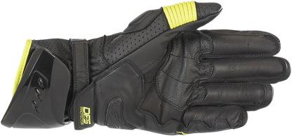 Guantes ALPINESTARS GP Pro R3 - Negro/Amarillo Fluo - Mediano 3556719-155-M 