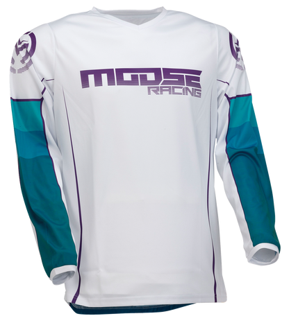 MOOSE RACING Qualifier® Jersey - Blue/White - Medium 2910-7173