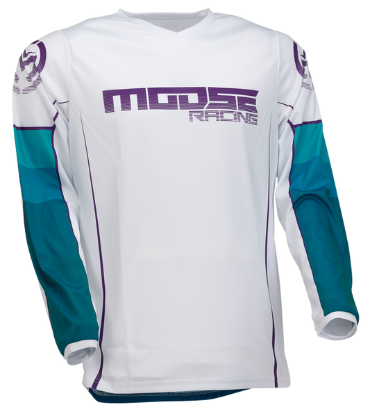 MOOSE RACING Qualifier® Jersey - Blue/White - Large 2910-7174