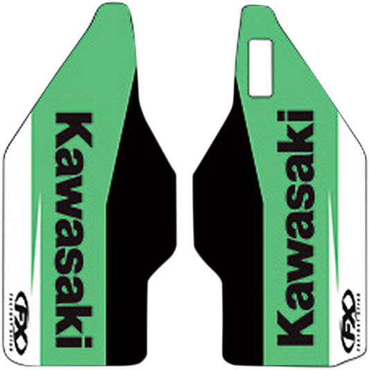 Gráfico de protección de horquilla FACTORY EFFEX - Kawasaki KX 19-40116 