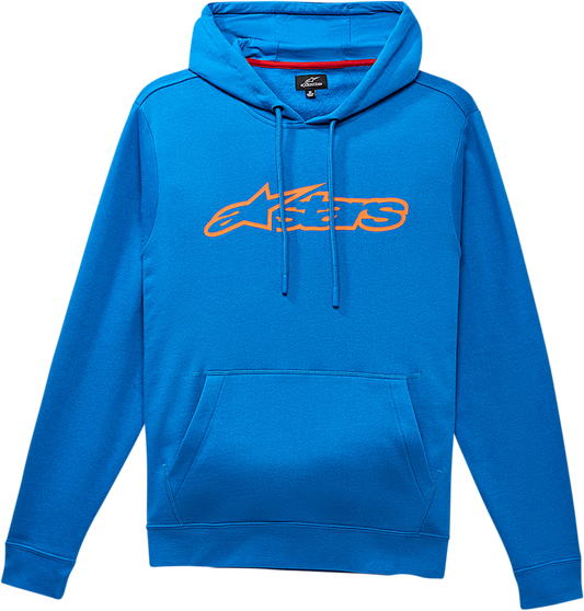 ALPINESTARS Blaze Hoodie - Bright Blue/Orange - 2XL 10375311370652X