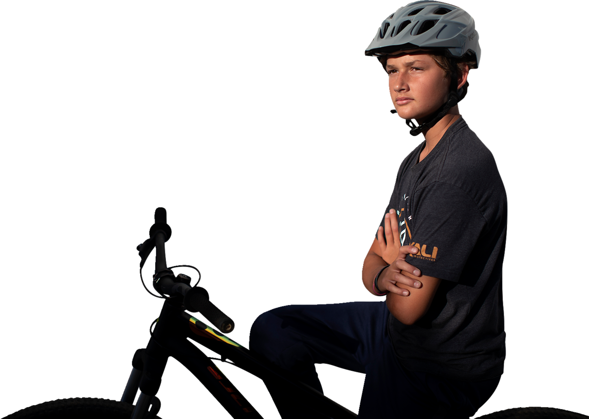 Casco KALI Chakra Solo - Gris brillante - L/XL 221222127