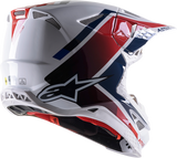 Casco ALPINESTARS Supertech M10 - Meta 2 - MIPS - Blanco/Rojo/Azul - XL 8300422-2378-XL 