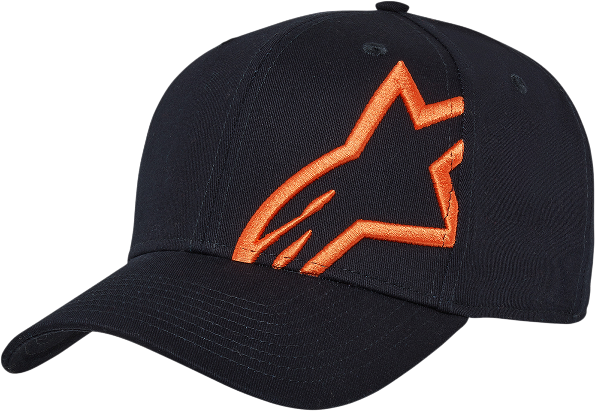 ALPINESTARS Corp Snap 2 Hat - Navy/Orange - One Size 1211810097032OS