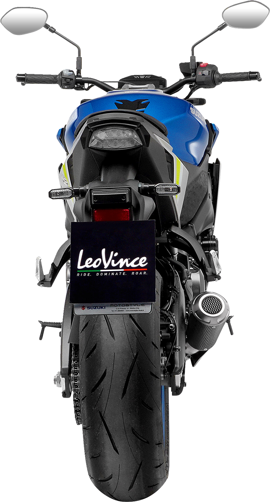 LEOVINCE LV-10 Slip-On Muffler -Carbon Fiber GSX-S 1000 GT 2022-2023 15245C