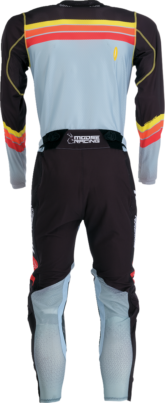 MOOSE RACING Agroid Jersey - Gray/Yellow - Medium 2910-7513