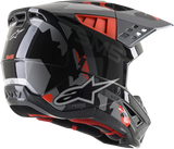 ALPINESTARS SM5 Helmet - Rover - Gray/Red - Medium 8303921-1392-MD