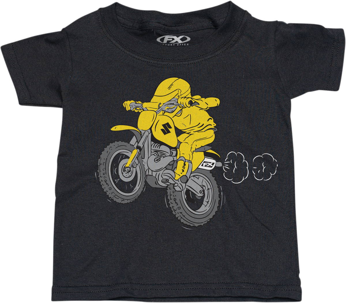 FACTORY EFFEX Camiseta Suzuki Moto para niños pequeños - Negro - 3T 24-83422 