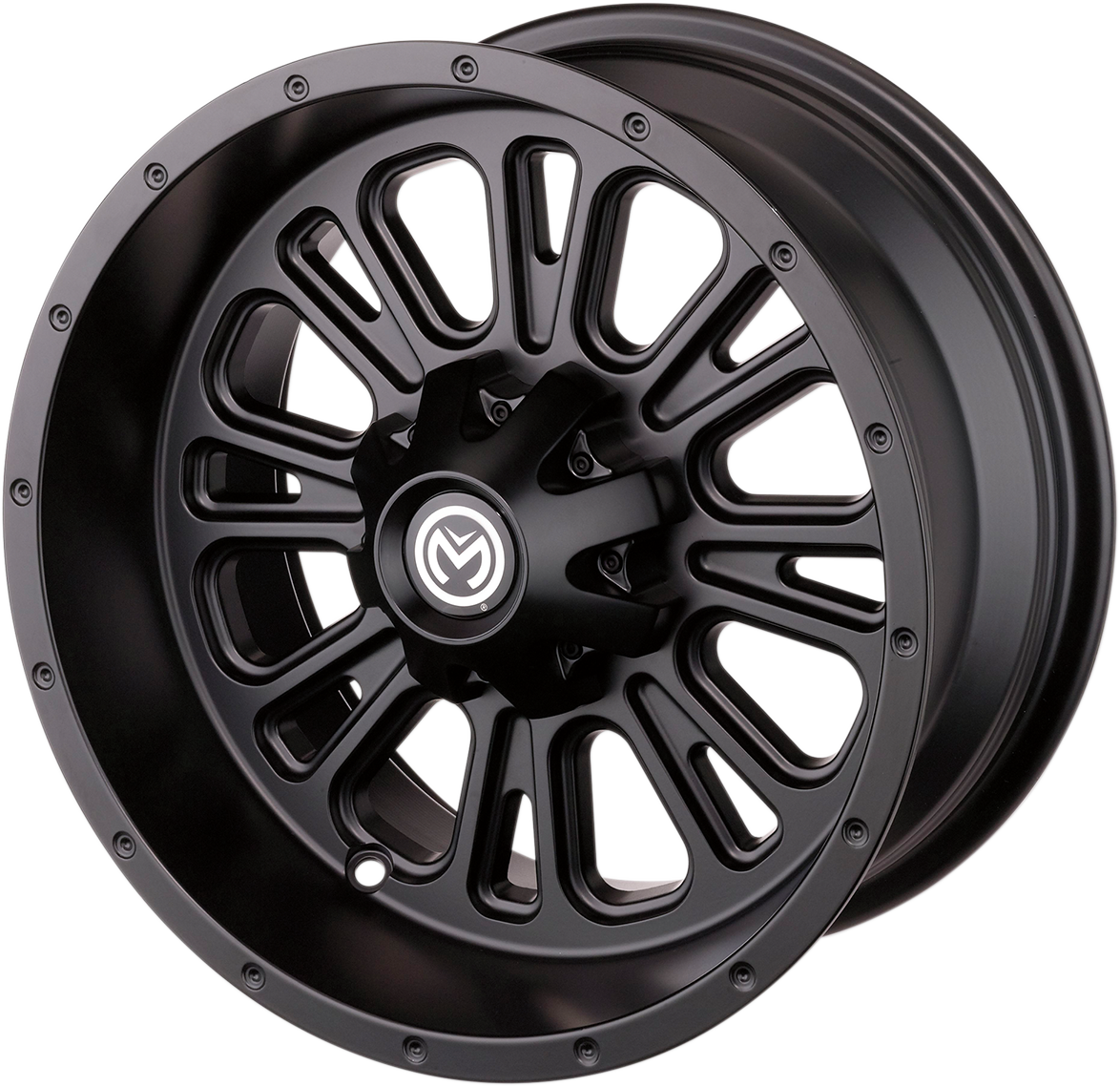 MOOSE UTILITY Wheel - 399X - Rear - Black - 12x8 - 4/110 - 4+4 399MO128110MB4