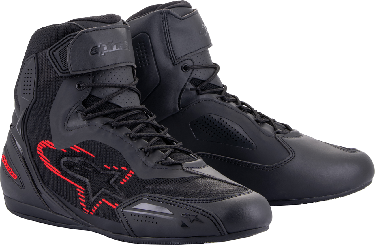 ALPINESTARS Faster-3 Rideknit® Shoes - Black/Gray/Red - US 9 2510319-1993-9