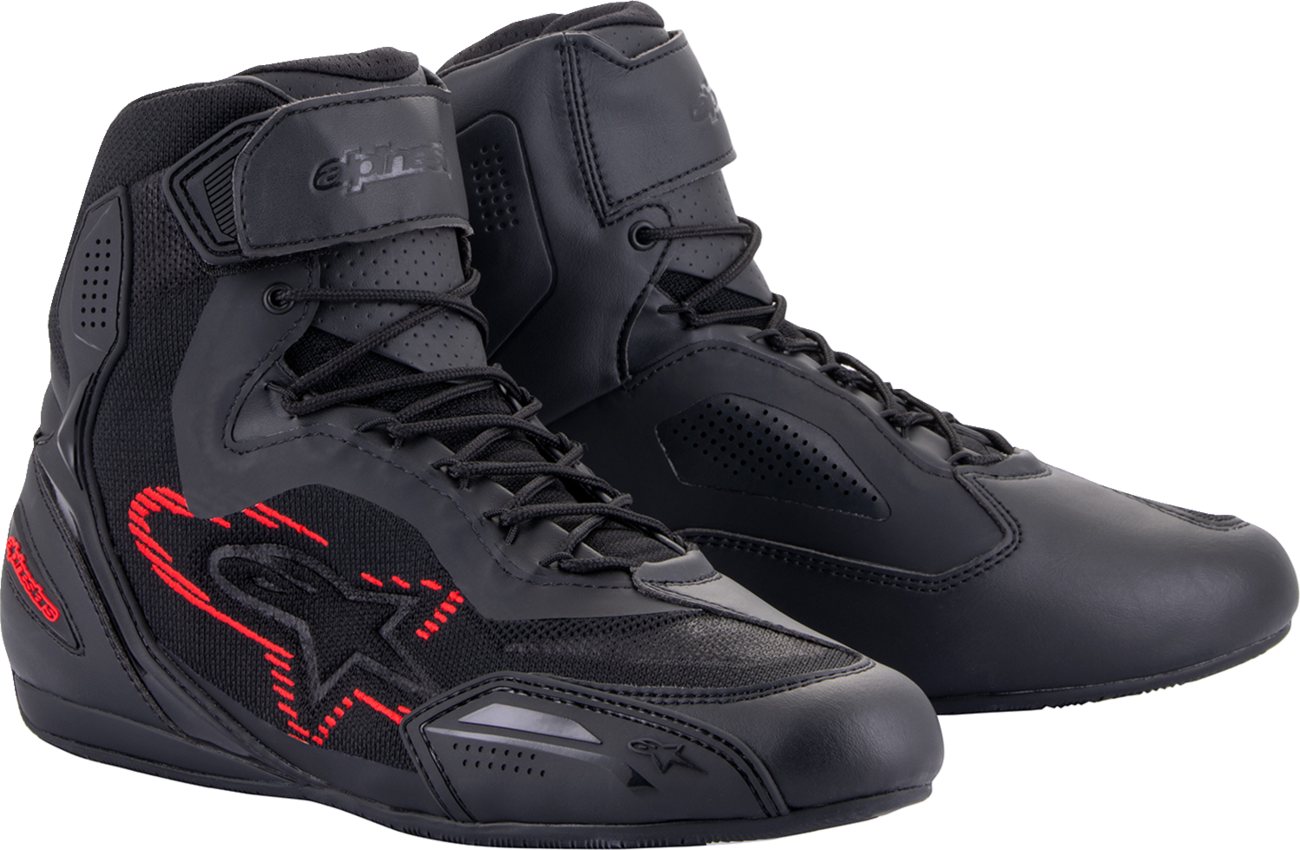 ALPINESTARS Faster-3 Rideknit® Shoes - Black/Gray/Red - US 10.5 25103191993-105