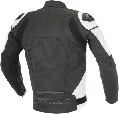 ALPINESTARS Core Airflow Leather Jacket - Black/White - US 46 / EU 56 3101416-12-56