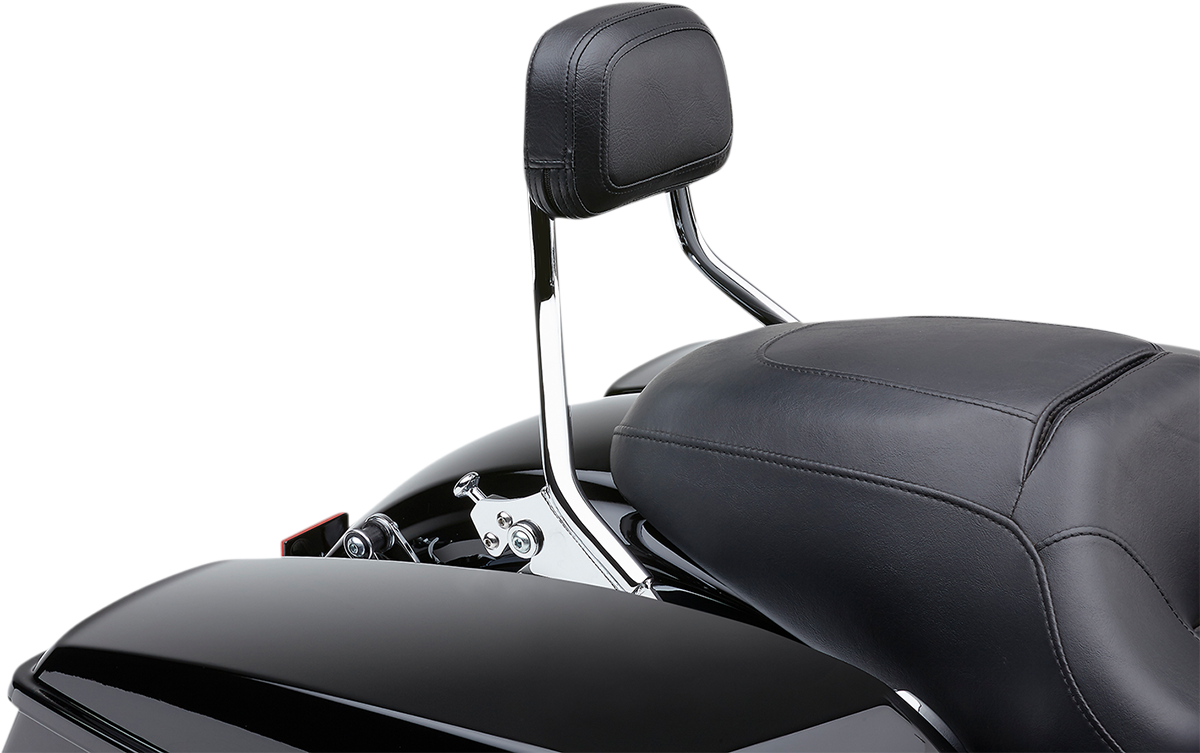 COBRA Detachable Backrest - Chrome - Short - FLH/FLT 602-2212