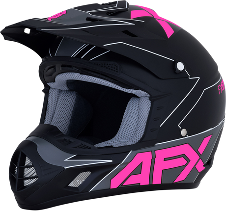 AFX FX-17 Helmet - Aced - Matte Black/Pink - XS 0110-6509