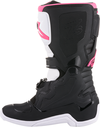 Botas ALPINESTARS Stella Tech 3 - Negro/Blanco/Rosa - US 8 2013218-130-8 