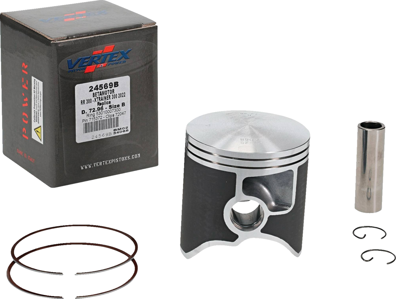 MOOSE RACING Piston Kit - 72.96 mm - Xtrainer 300 MSE24569B