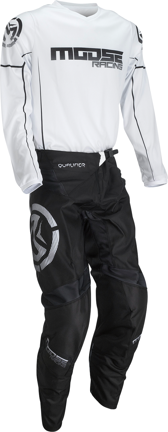 MOOSE RACING Qualifier® Pants - Black/White - 46 2901-10359