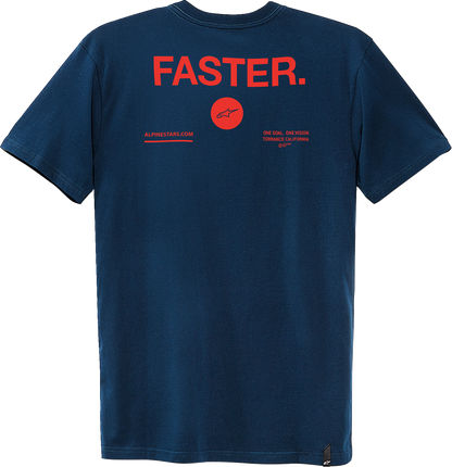 ALPINESTARS Faster T-Shirt - Navy - Medium 1232-72208-70-M