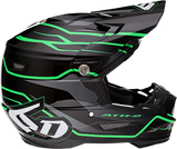 6D ATR-2 Helmet - Phase - Black/Green - Large 12-2847