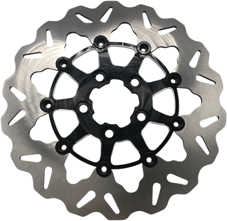 GALFER Rear Wave® Rotor - Black Carrier DF681CWS-C