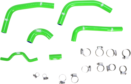 MOOSE RACING Radiator Hose Kit - Green - Kawasaki TCSKAW-58-GR