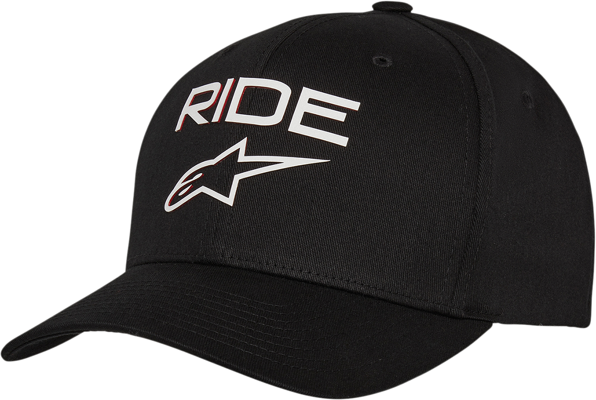 ALPINESTARS Ride Transfer Hat - Black/White - Large/XL 1211810101020LX