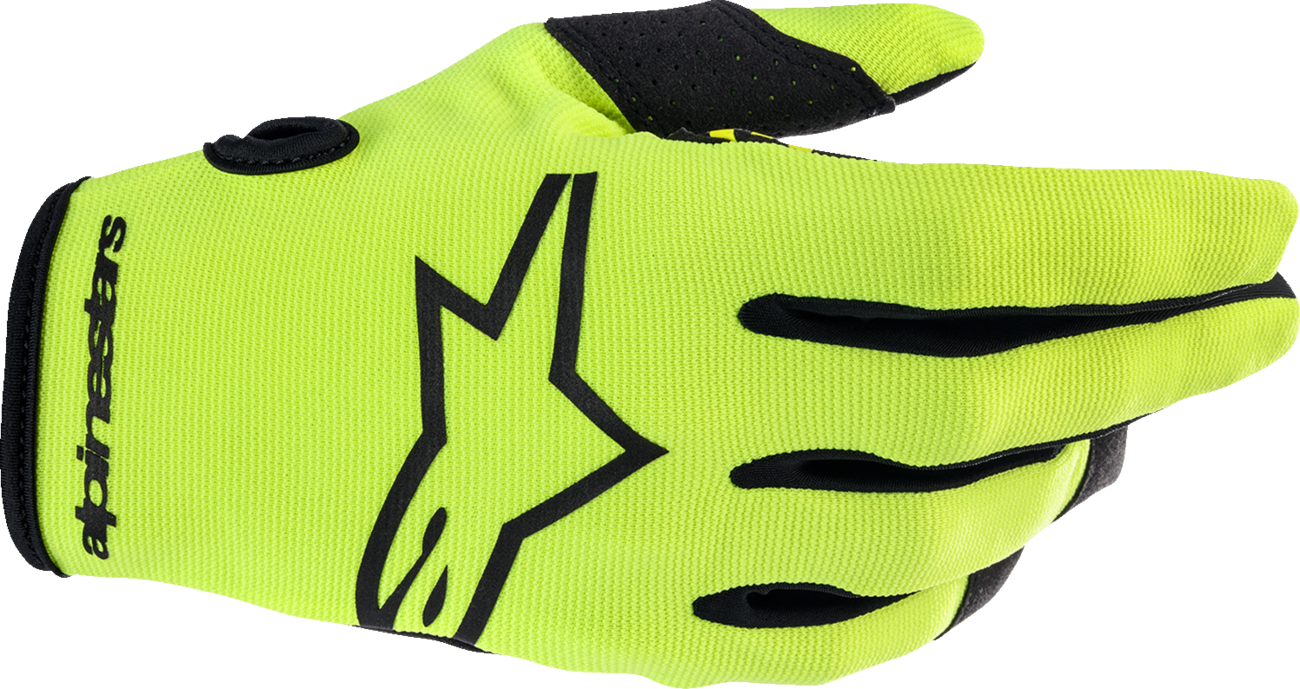 ALPINESTARS Radar Gloves - Fluo Yellow/Black - 2XL 3561823-551-2X