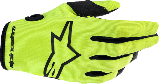 ALPINESTARS Radar Gloves - Fluo Yellow/Black - Large 3561823-551-L