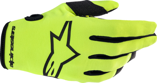 ALPINESTARS Radar Gloves - Fluo Yellow/Black - Medium 3561823-551-M