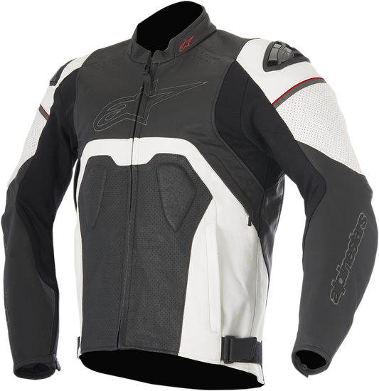 ALPINESTARS Core Airflow Leather Jacket - Black/White - US 46 / EU 58 3101416-12-58