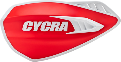 CYCRA Handguards - Cyclone - Red/White 1CYC-0056-343